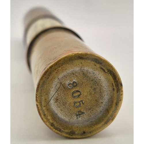 49 - Vintage, brass Otis King's calculator, with case.