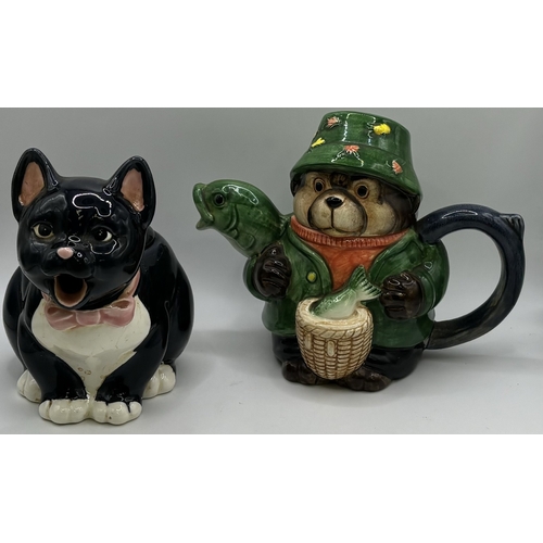 59 - Collection of eleven display teapots. To include rarer editions - Wade - White Rabbit & Sadler - Tud... 