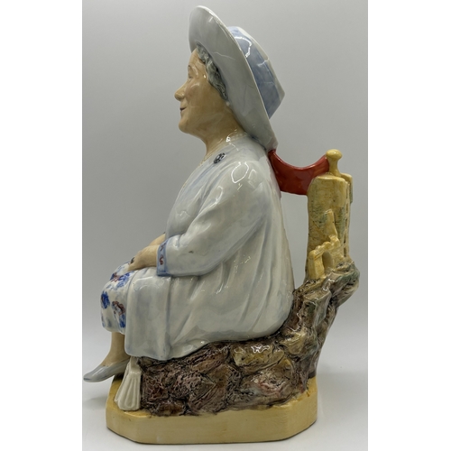 60 - Queen Mother toby, produced by Peggy Davies Ceramics for Kevin Francis. Complete with limited editio... 