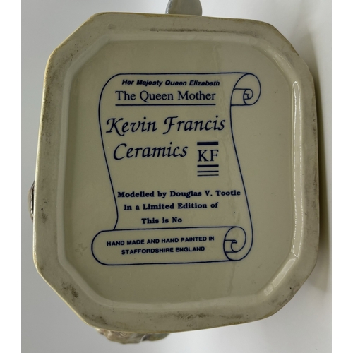 60 - Queen Mother toby, produced by Peggy Davies Ceramics for Kevin Francis. Complete with limited editio... 