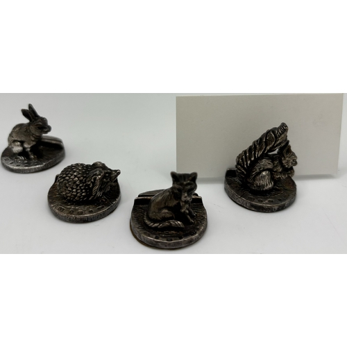 123 - Collection of vintage sterling silver items. To include boxed set of name card holders, 4 pill boxes... 