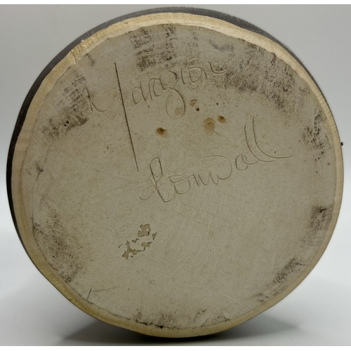 126 - Collection of 6 pieces of studio pottery. To include 5 vases & trinket dish.