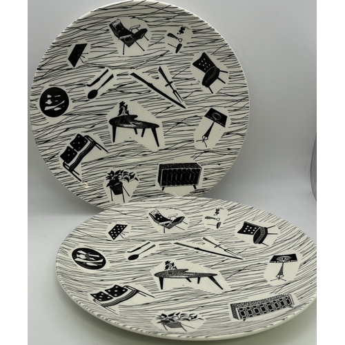 132 - Collection of 8 vintage ceramic tableware examples.