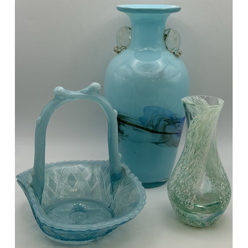 147 - Large collection of vintage decorative items. To include cranberry glass vases, Lladro NAO figurine,... 