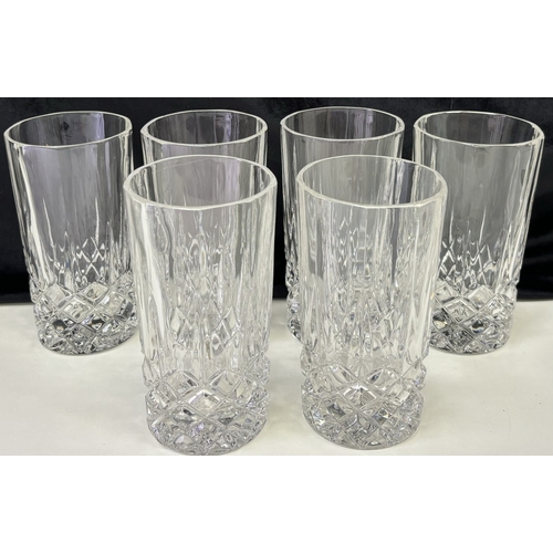 150 - Set of 6 good quality high ball glasses. Height 14cm.