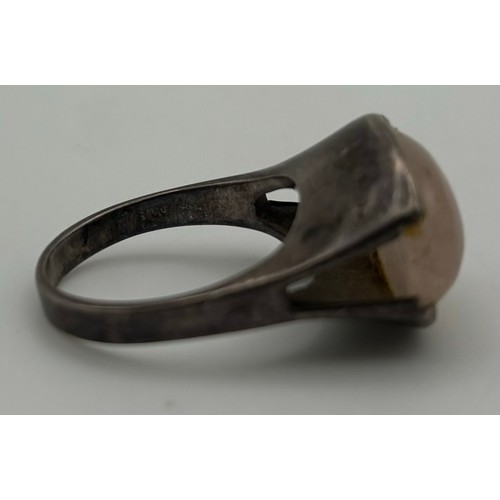 171 - Jewellery box full of silver & costume jewellery. To include 8 items of hallmarked silver ring/earri... 