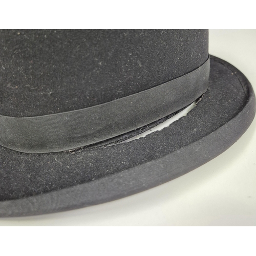 173 - Vintage bowler & top hats, by Lincoln Bennett & Co. Condition A/F.