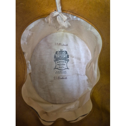 175 - Two vintage bowler hats,  by G A Burn & Co & Parsley's of Bristol. Condition A/F.