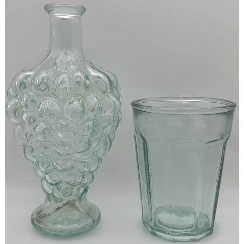 247 - Collection of 12 mixed vintage & contemporary glassware. To include vases, jugs, etc. Tallest 21cm.