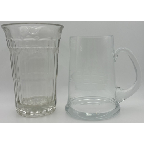 247 - Collection of 12 mixed vintage & contemporary glassware. To include vases, jugs, etc. Tallest 21cm.