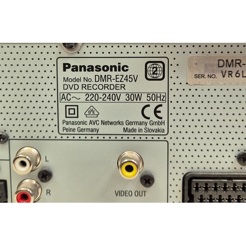 267 - Panasonic DMR-EZ45V DVD Recorder/VCR player. Complete with original instructions & remote control.