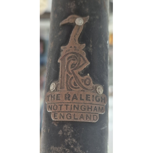 268 - Vintage ladies & gents Raleigh bicycles. A/F condition.
