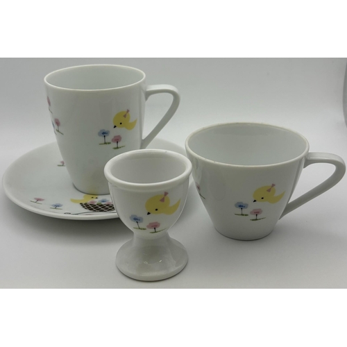 2405 - Selection of Noritake table ceramics. To include baby chicks in the nest breakfast set.