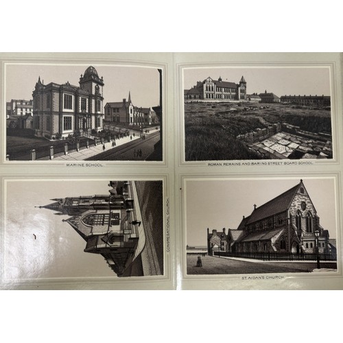 2409 - Collection of Victorian & later cabinet photo albums & greetings cards. To include Cabinet Album of ... 