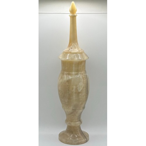 2413 - Mixed Lot. To include an alabaster lidded urn, EB Porzellanfiguren Gräfenthal (German) couple figuri... 