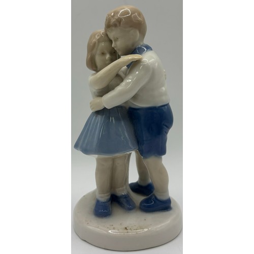 2413 - Mixed Lot. To include an alabaster lidded urn, EB Porzellanfiguren Gräfenthal (German) couple figuri... 