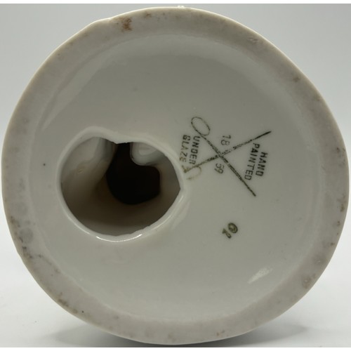 2413 - Mixed Lot. To include an alabaster lidded urn, EB Porzellanfiguren Gräfenthal (German) couple figuri... 