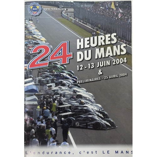 2696 - Motor racing memorabilia - original 2004 Le Mans touring car tyre, with supporting paperwork & ticke... 