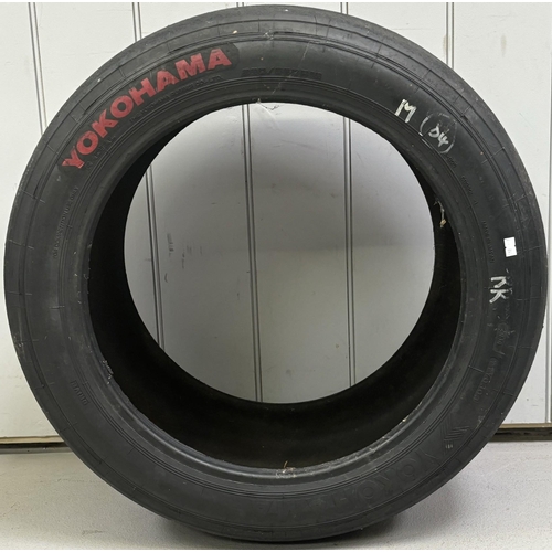 2696 - Motor racing memorabilia - original 2004 Le Mans touring car tyre, with supporting paperwork & ticke... 