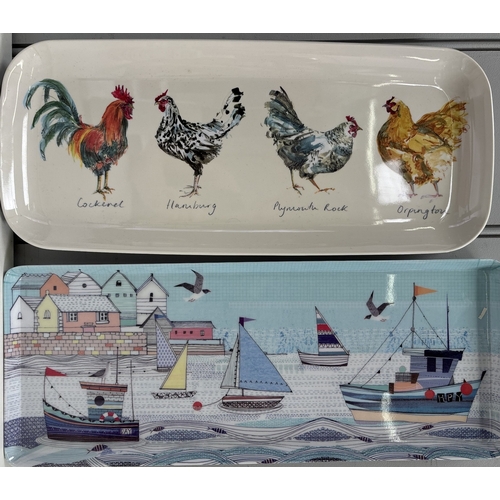 278 - Large selection of kitchenware. To include multiple coasters, tableware, thermometer, biscuit barrel... 