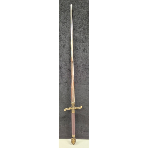 Game of Thrones replica - Arya Stark 'Needle' sword, complete with wall mount. Official HBO licensed product. Length 81cm. ***Proof of age will be required before goods are released & available for courier delivery only***