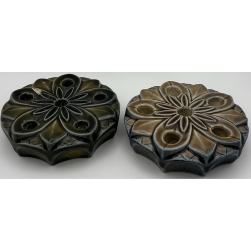 97 - Collection of vintage ceramic candleholders. To include Wade & Poole examples. Tallest 9cm.