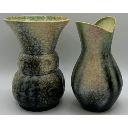 104 - Collection of 6 similarly-styled vases, by Sylvac. Stamped 676(x3), 678, 1846 & 2352. Tallest 27cm.