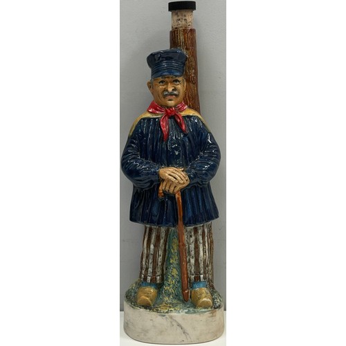 128 - Collection of vintage German & Italian ceramic decor.