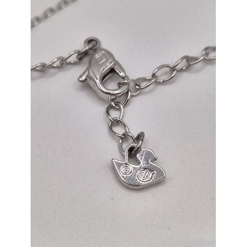 1707 - Boxed Swarovski crystal bracelet, boxed Swarovski Apple watch case & boxed Gaventa heart shaped broo... 