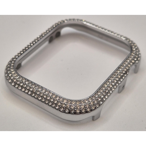 1707 - Boxed Swarovski crystal bracelet, boxed Swarovski Apple watch case & boxed Gaventa heart shaped broo... 