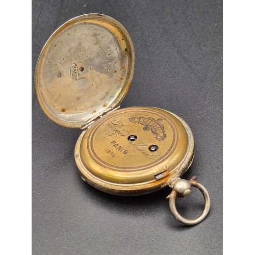 1717 - Collection of silver items, together with a silver-plated crumber. To include pocket watch (A/F cond... 