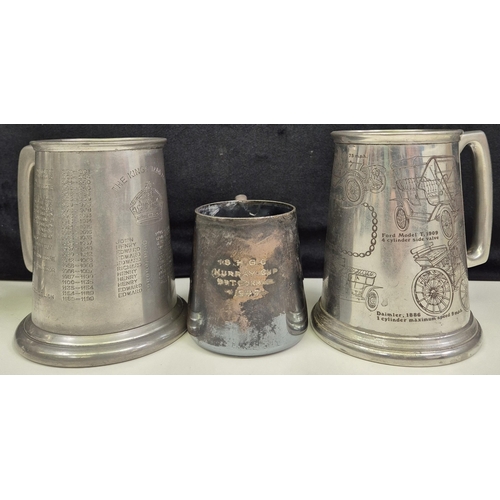 1756 - Silver bud vase (Birmingham 1975, by Barker Ellis Silver Co, weight approx. 59.9g), together with a ... 