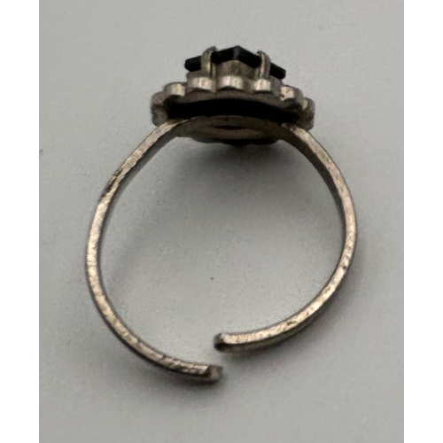 1765 - Selection of silver & white metal jewellery. Silver includes wooden beaded necklace, 16