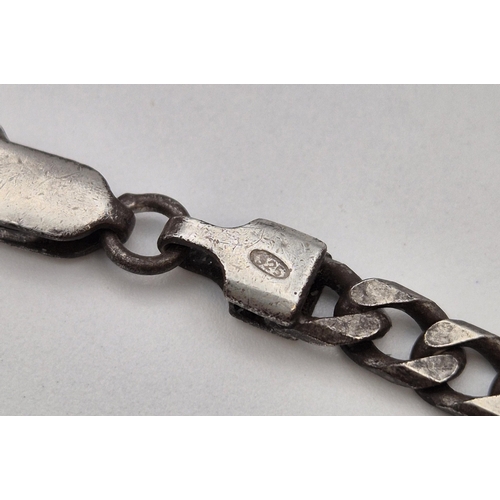 1768 - Silver Chain (weight approx. 19.6g), together with 4 pieces of costume jewellery.