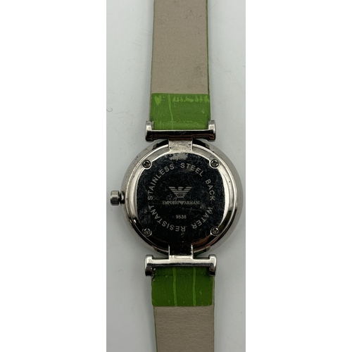 1769 - Collection of costume jewellery, together with an Emporio Armani watch & pen & pencil set. To includ... 