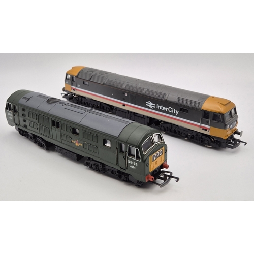 Two Hornby locomotives. To include R802 Class 47 Inter-City & D6103 ...