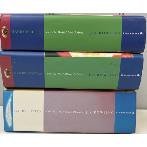 J K Rowling - Harry Potter first editions (x3). To include The Half ...