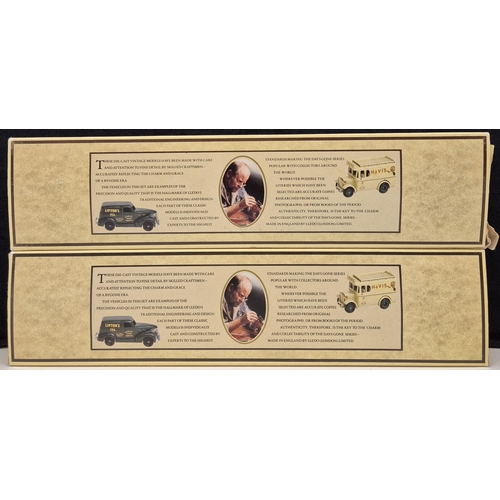 Two Lledo Days Gone sets of 3 vehicles. To include Unigate & Dairy Farm.
