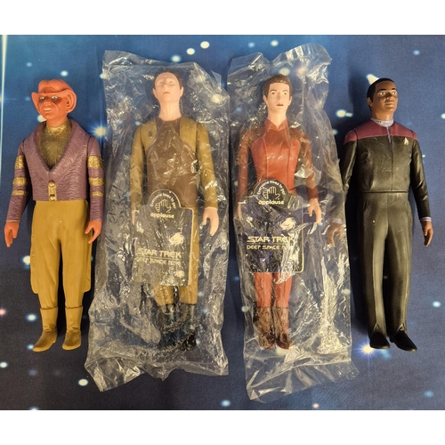 251 - Collection of 4 Applause Star Trek Deep Space Nine figures, from 1994. To include Commander Sisko, Q... 