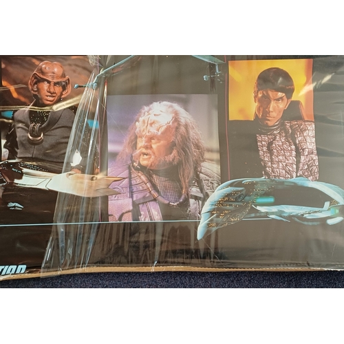 258 - Star Trek Next Generation Alien poster, from 1991, by Portal Publications. Dimensions 90cm x 60cm.