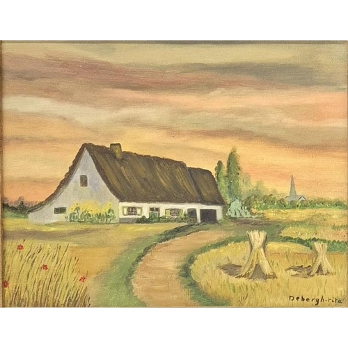 195 - Pair of original framed landscapes, signed by the artist Rita Deburgh. Framed dimensions(cm) H34, W4... 