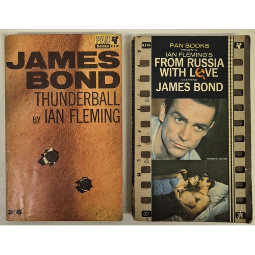 221 - A collection of 31 vintage fiction. To include early editions of James Bond 'Thunderball' & 'From Ru... 