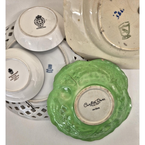 2249 - A mixed collection of vintage ceramic tableware. Makers include Carlton Ware, Royal Worcester, Spode... 