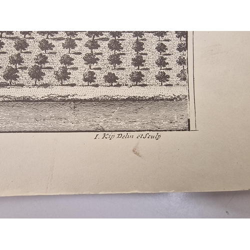 2232 - An unframed, antique lithograph of Berkley castle, after Johannes Kip (Dutch 1652-1722). Dimensions ... 