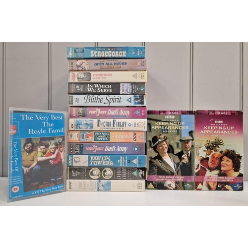 2108 - A collection of vintage, mostly comedy, VHS films & TV series.