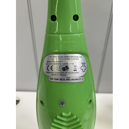 2115 - H20 electric, mop/steam cleaner, model no. X5. PAT test failed - for spares/repair only.