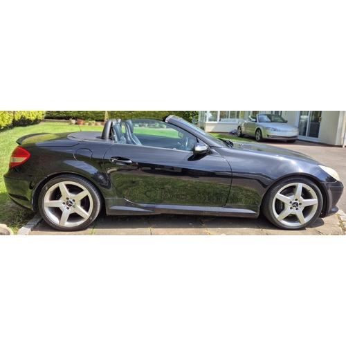 1 - Make: Mercedes
Model: SLK 350
Registration: LR54 CVU
Colour: Black
Manufactured: 2004
First Register... 