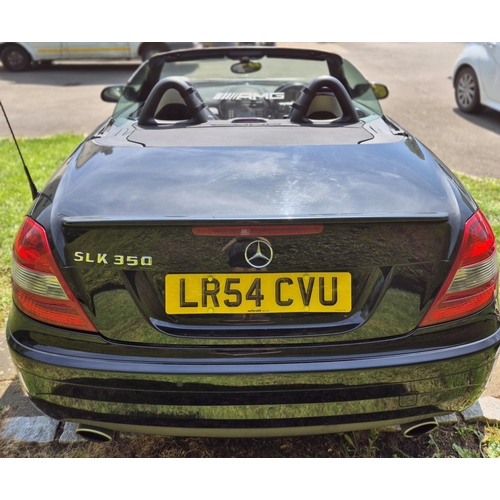 1 - Make: Mercedes
Model: SLK 350
Registration: LR54 CVU
Colour: Black
Manufactured: 2004
First Register... 