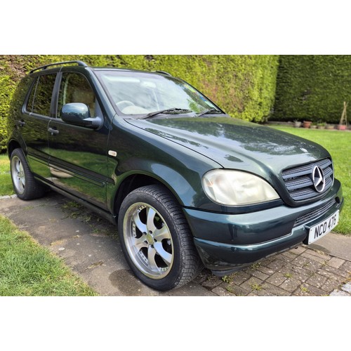 5 - Make: Mercedes
Model: AMG ML320
Registration: NCO 476 (cherished plate)
Colour: Green
Manufactured: ... 