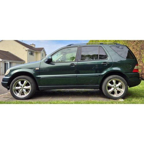 5 - Make: Mercedes
Model: AMG ML320
Registration: NCO 476 (cherished plate)
Colour: Green
Manufactured: ... 